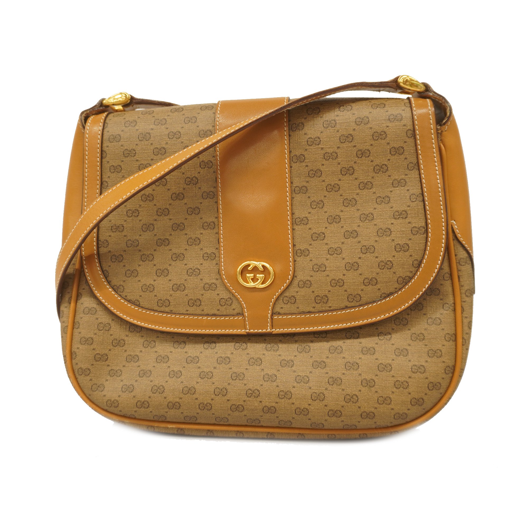 Gucciauth Micro Gg 001 115 4425 Women's Shoulder Bag Beige